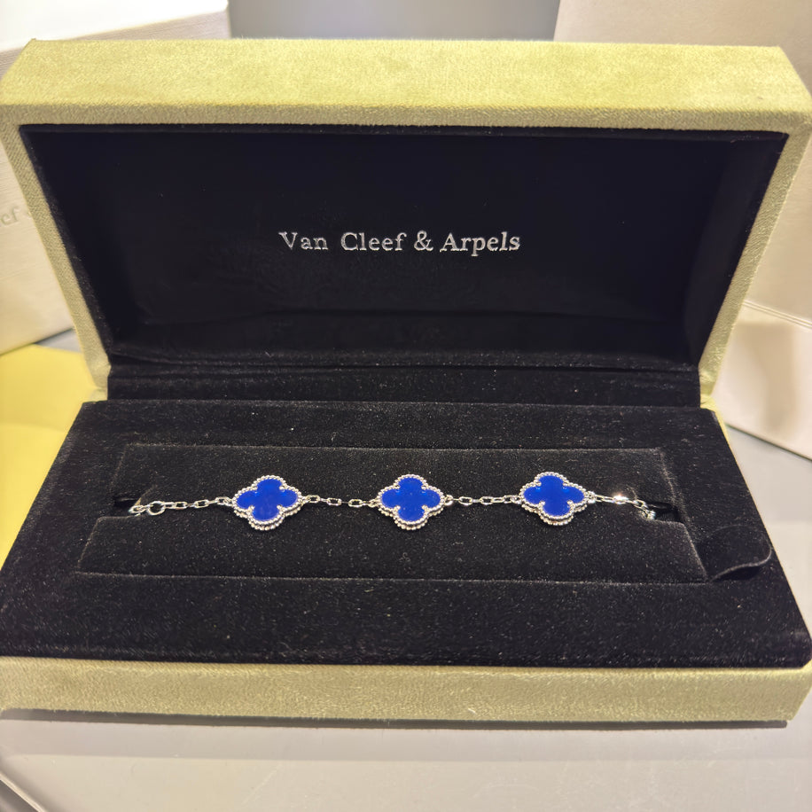 Van Cleef Unisex Bileklik ( Silver Zincir)