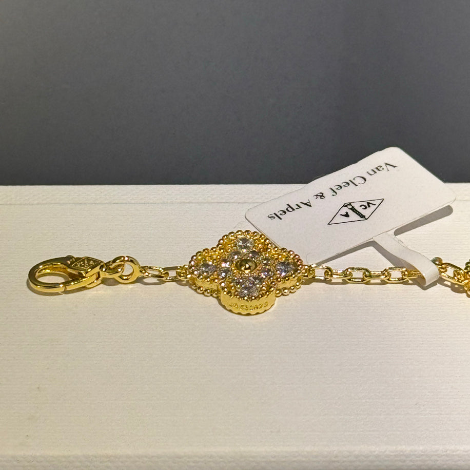 Van Cleef (Taşlı) Unisex Bileklik
