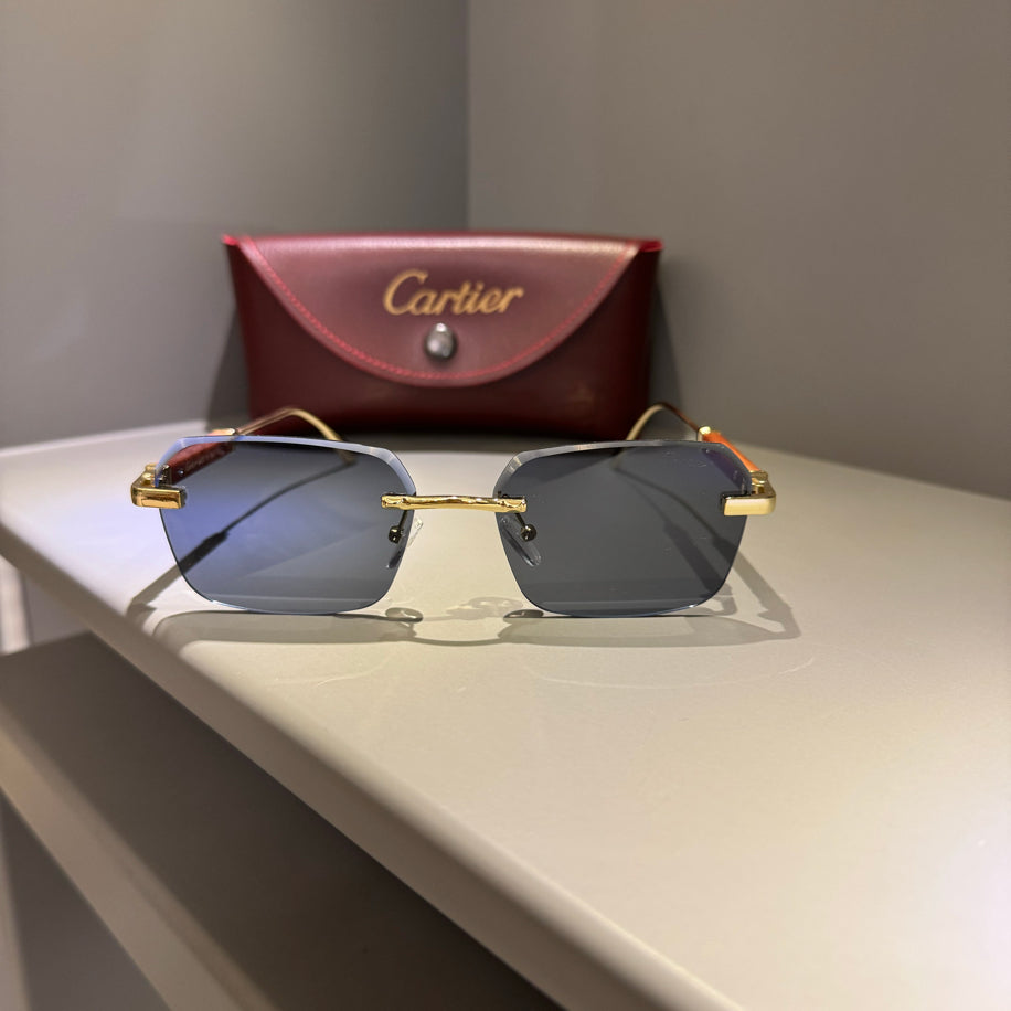 Cartier Unisex Gözlük (Ahşap)