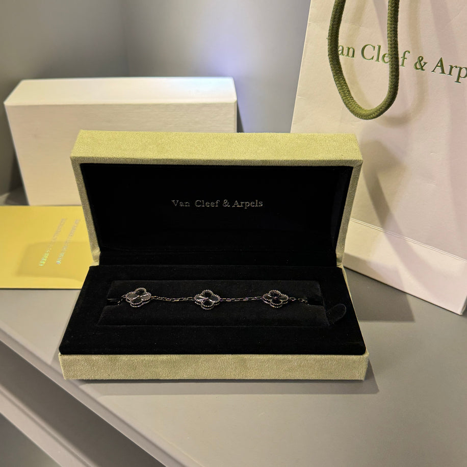 Van Cleef (Mat Siyah) Unisex Bileklik