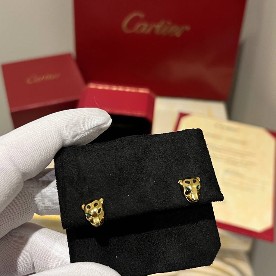 Cartier Panther Gold Küpe