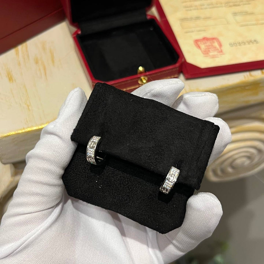Cartier Küpe Taşlı