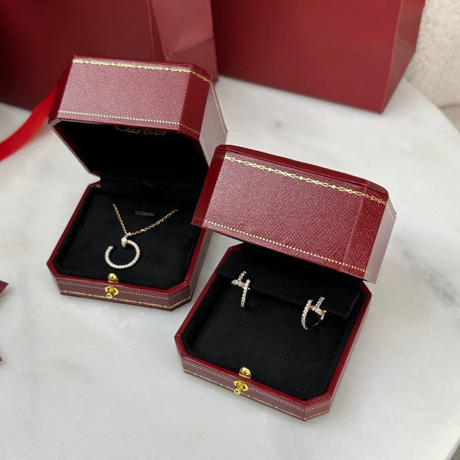 Cartier Kolye - Küpe Set