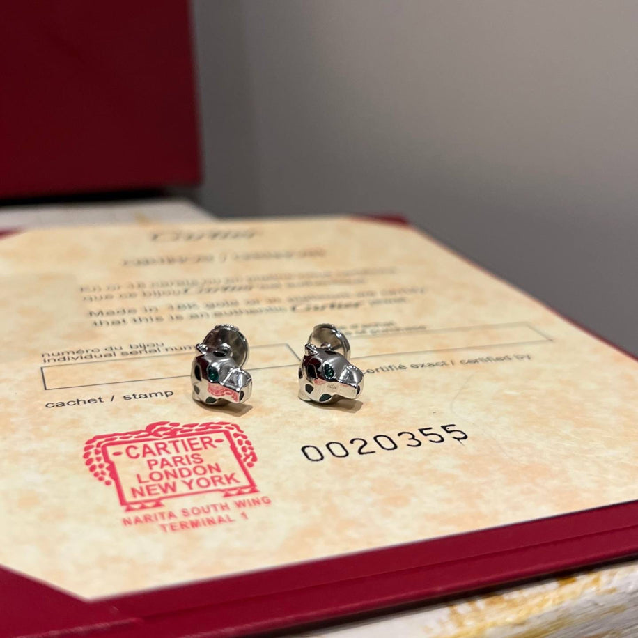 Cartier Panther Silver Küpe