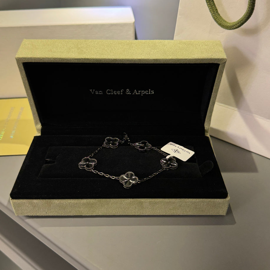 Van Cleef (Mat Siyah) Unisex Bileklik
