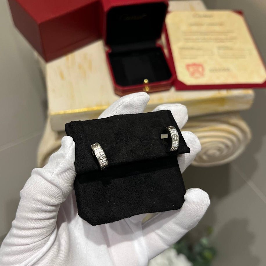 Cartier Küpe Taşlı