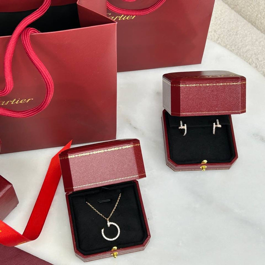 Cartier Kolye - Küpe Set