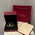 Cartier (Gold) Yarım Taşlı Unisex Özel Ürün Bileklik