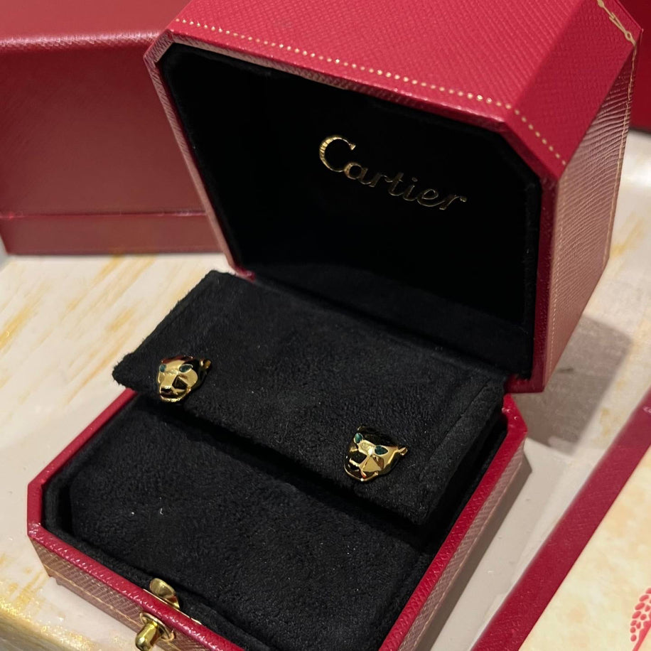 Cartier Panther Gold Küpe