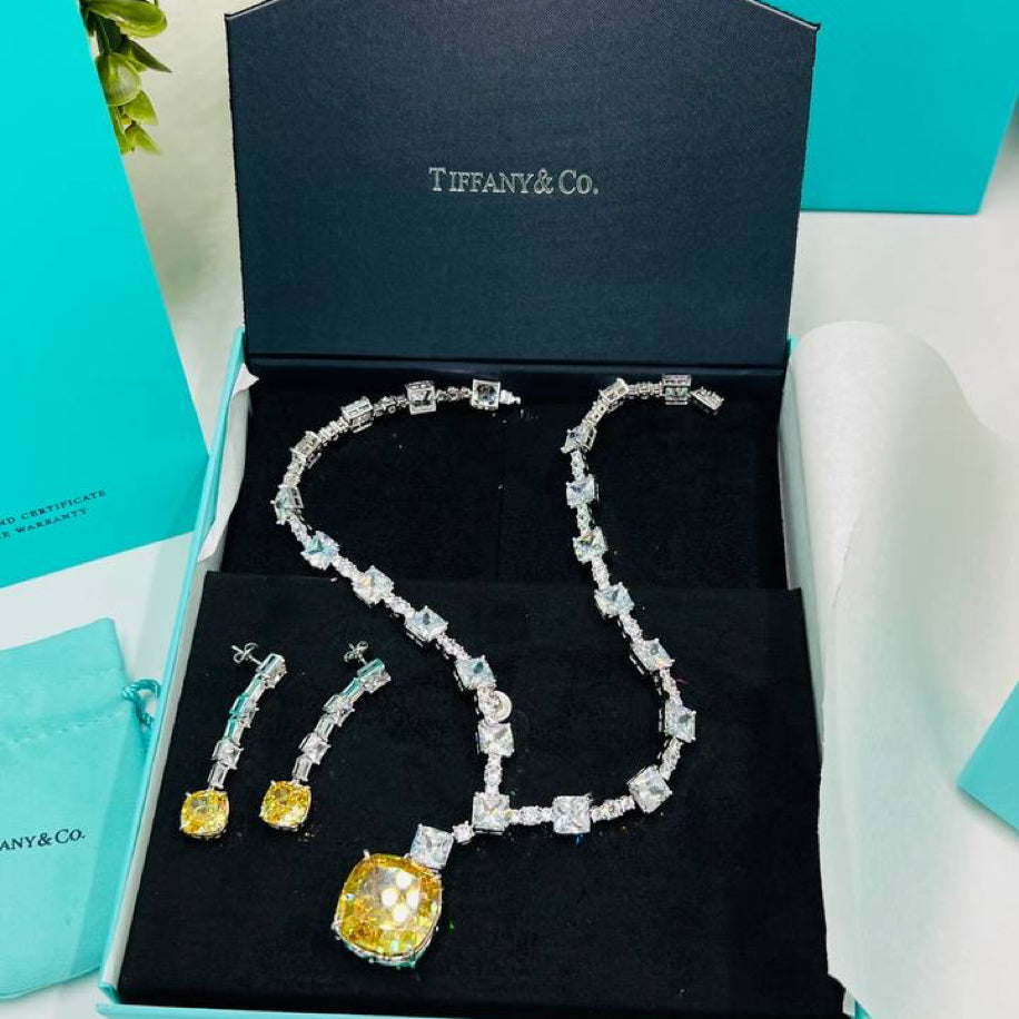 Tiffany Co Kolye Küpe Set