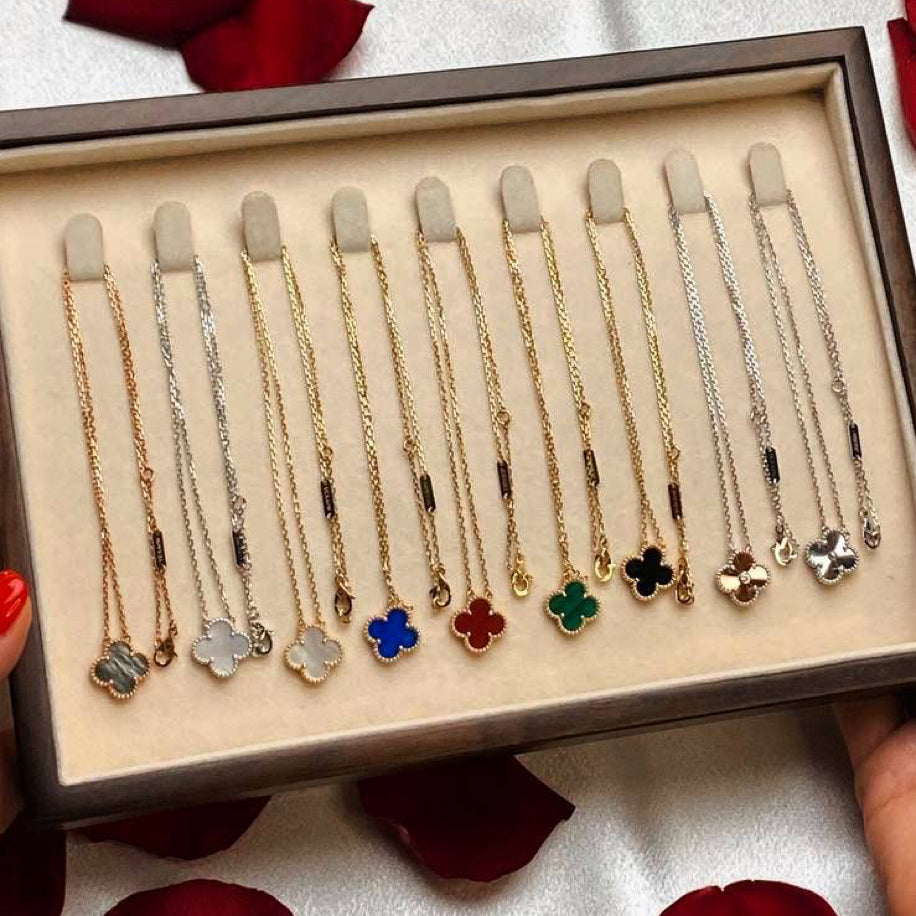 Van Cleef Tek Yonca Kolye