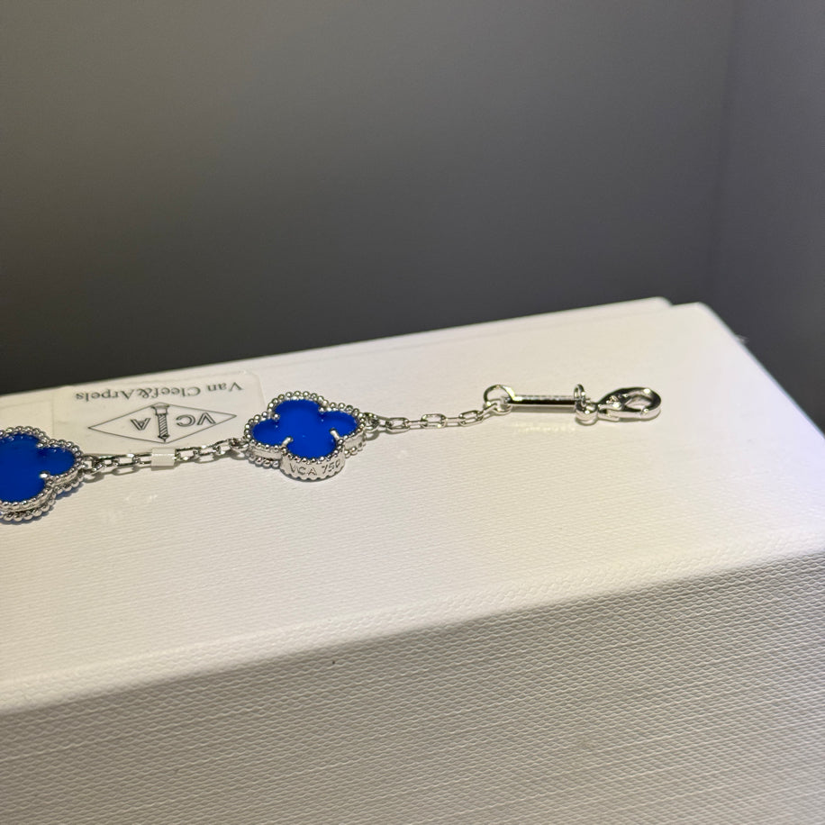 Van Cleef Unisex Bileklik ( Silver Zincir)