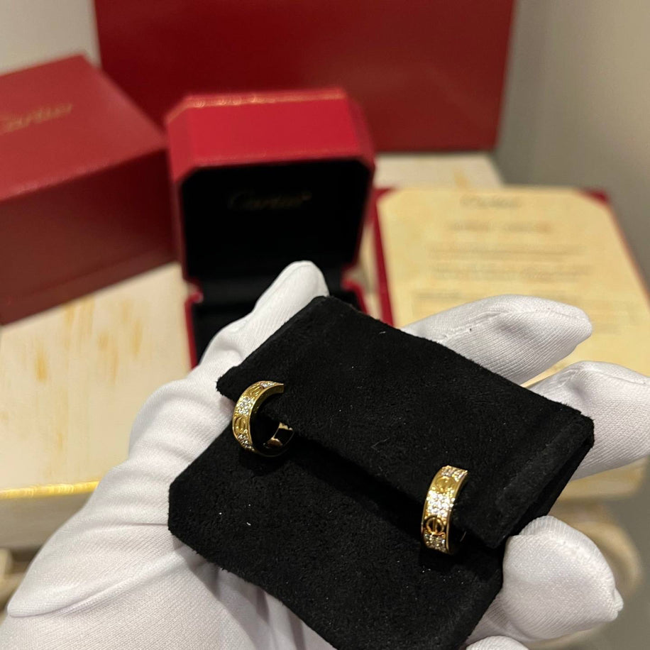 Cartier Küpe Taşlı